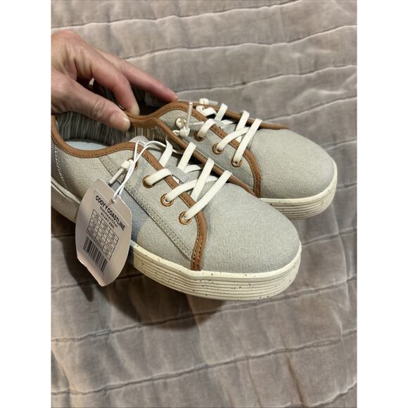 Hey Dude Slip On Preppy Sneakers Cody Coastline Oatmeal Chai Gray Brown 3 Y Boys - Picture 11 of 13